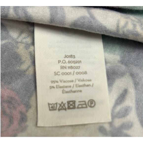 BODEN Floral Jersey Wrap Dress Size 14 - Picture 5 of 7